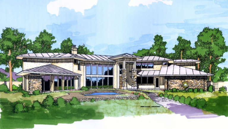 House Plan House Plan #16494 Front Elevation