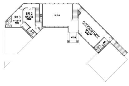 Floorplan 2 for House Plan #5445-00161