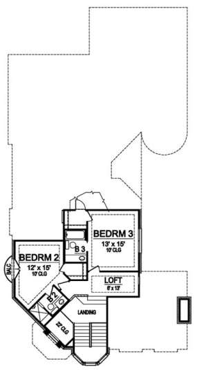 Floorplan 2 for House Plan #5445-00162