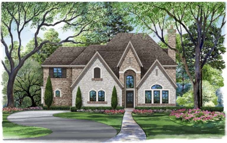 House Plan House Plan #16498 Front Elevation