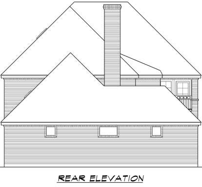 French Country House Plan #5445-00168 Elevation Photo