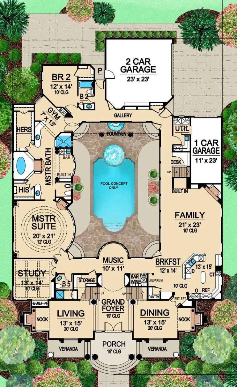 House Plan House Plan #16502 Drawing 1