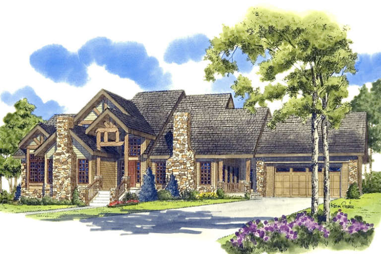 House Plan House Plan #16504 Front Elevation