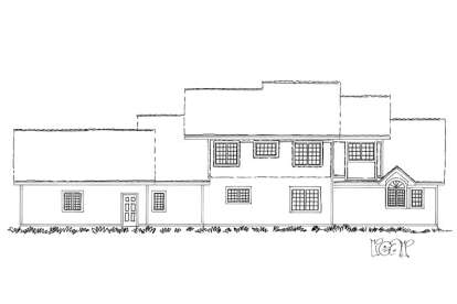 Cabin House Plan #1907-00012 Elevation Photo