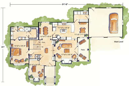 Floorplan 1 for House Plan #1907-00012