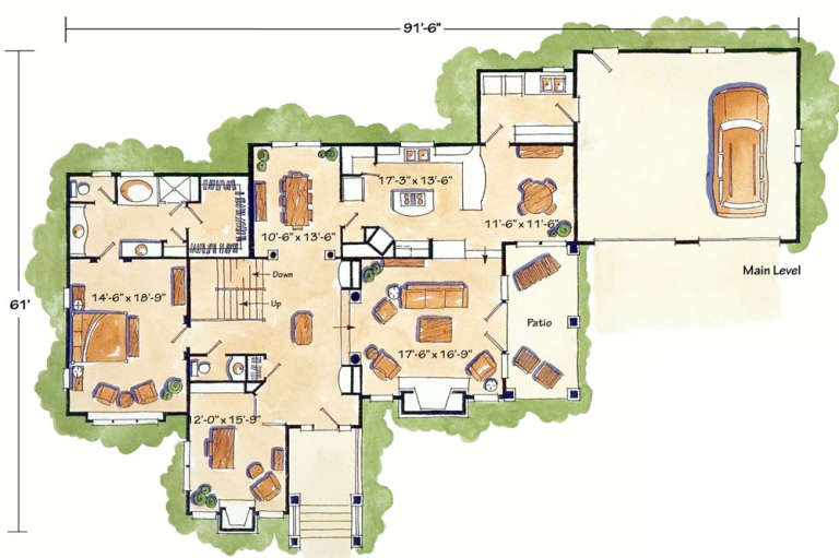 House Plan House Plan #16504 Drawing 1