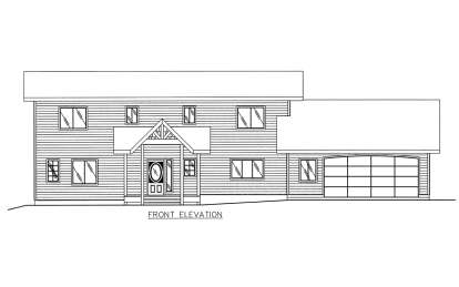 Northwest House Plan #039-00321 Elevation Photo