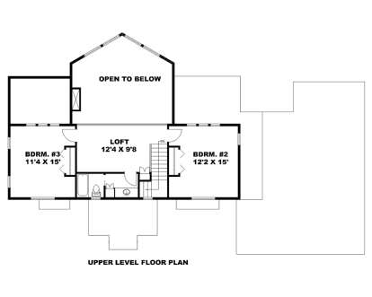 Second Floor for House Plan #039-00321