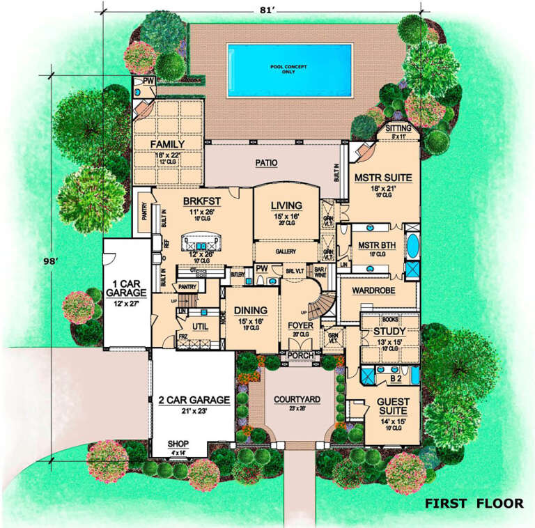 House Plan House Plan #16513 Drawing 1