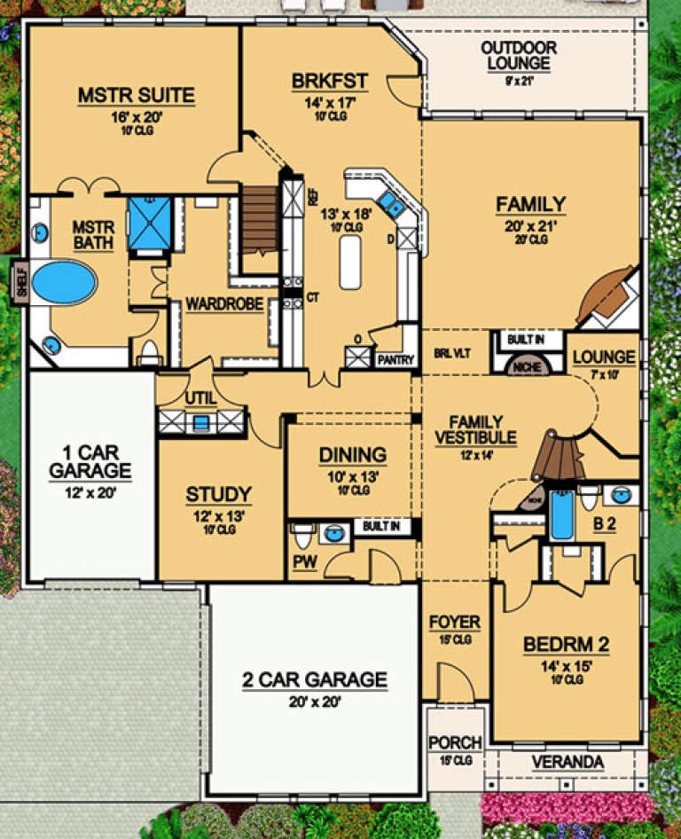 House Plan House Plan #16514 Drawing 1
