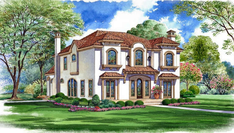 House Plan House Plan #16516 Front Rendering