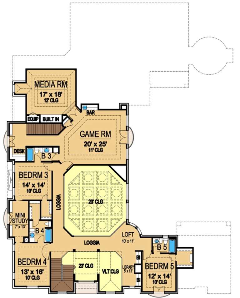 House Plan House Plan #16518 Drawing 2