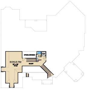 Floorplan 2 for House Plan #5445-00183