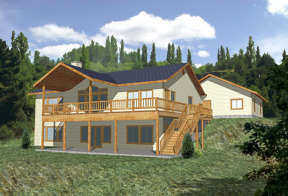 Traditional House Plan #039-00322 Elevation Photo