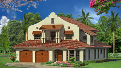 4 Bed, 3 Bath, 3464 Square Foot House Plan - #5445-00185