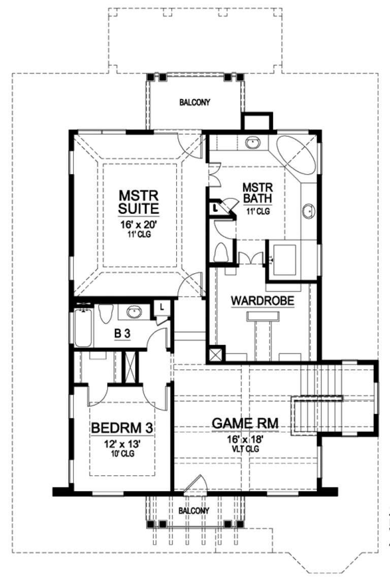 House Plan House Plan #16521 Drawing 2