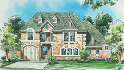 3 Bed, 3 Bath, 3677 Square Foot House Plan - #5445-00187