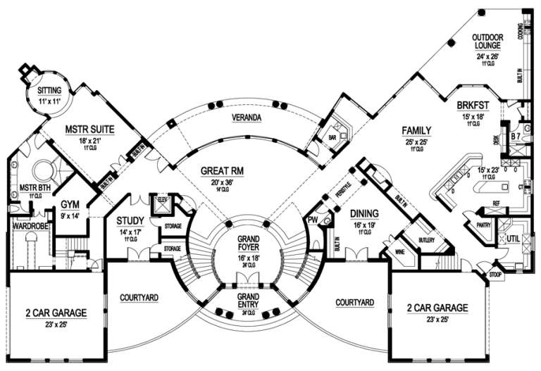 House Plan House Plan #16524 Drawing 1
