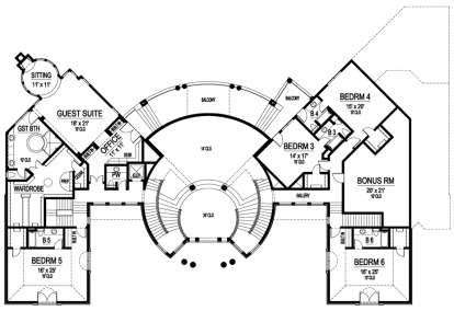Floorplan 2 for House Plan #5445-00188