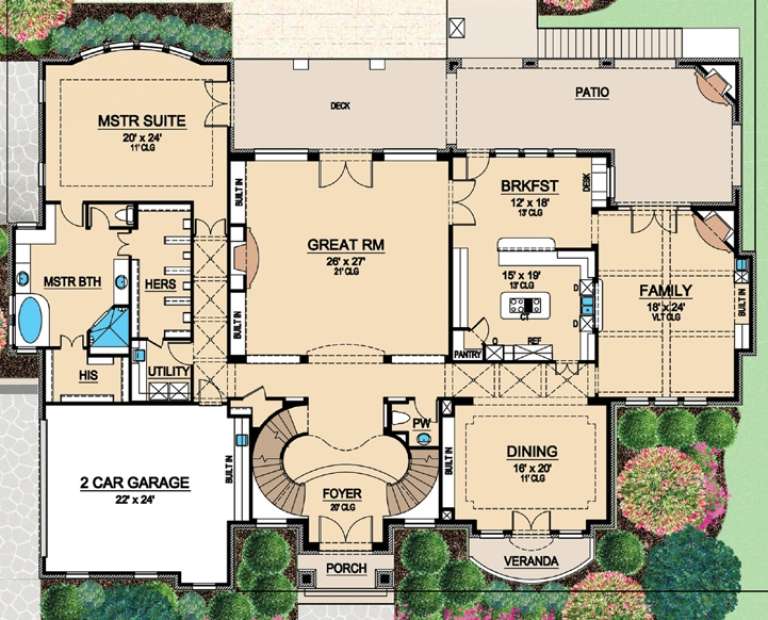 House Plan House Plan #16525 Drawing 1