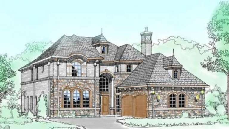 House Plan House Plan #16527 Front Rendering