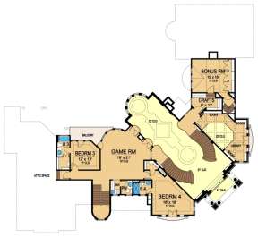 Floorplan 2 for House Plan #5445-00196