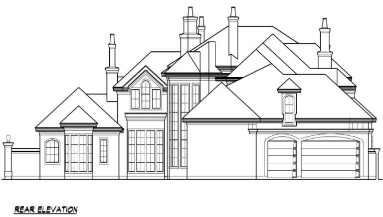 European House Plan #5445-00196 Additional Photo