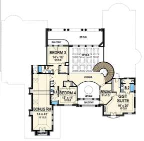 Floorplan 2 for House Plan #5445-00200