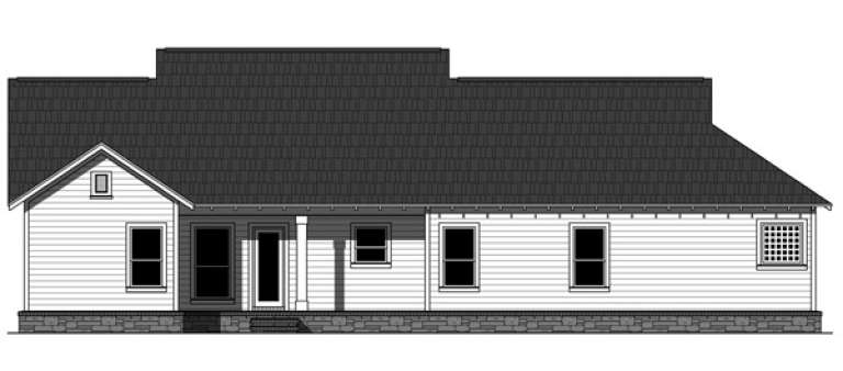 Cottage House Plan #348-00232 Elevation Photo