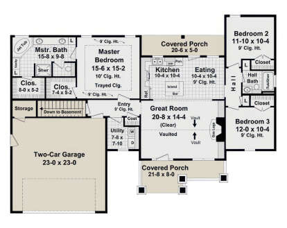 Main Floor for House Plan #348-00232