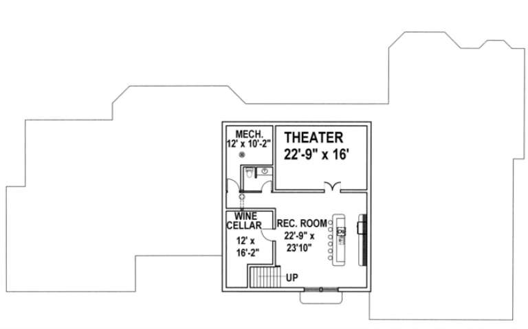 House Plan House Plan #1654 Drawing 1