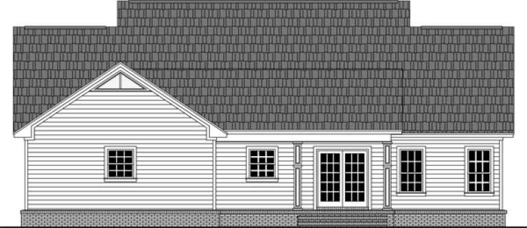 Country House Plan #348-00233 Elevation Photo