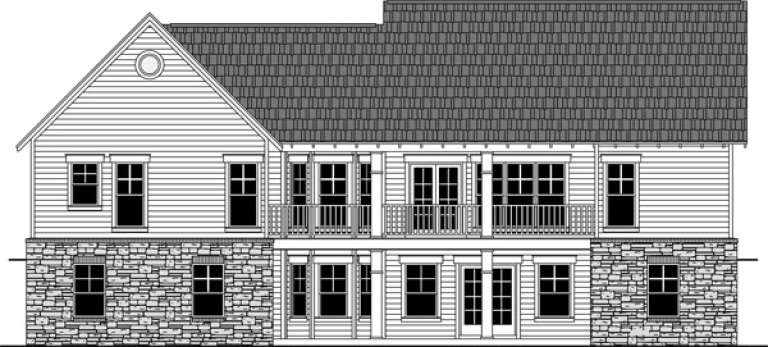 Craftsman House Plan #348-00234 Elevation Photo