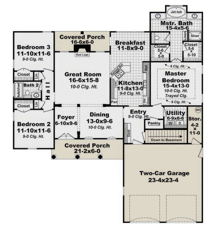 House Plan House Plan #16542 Drawing 1