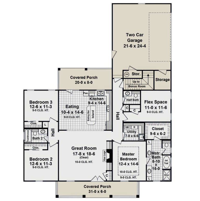 House Plan House Plan #16543 Drawing 1