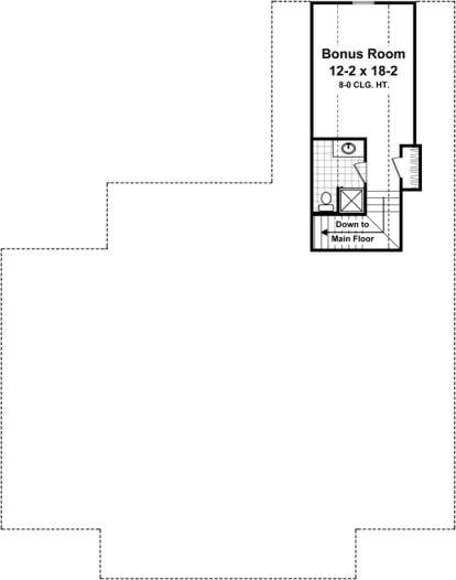 Bonus Room for House Plan #348-00236