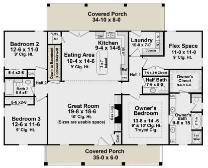 Main Floor  for House Plan #348-00237