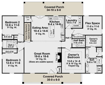 House Plan House Plan #16544 Drawing 1