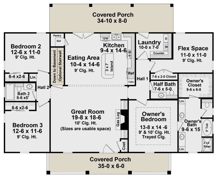House Plan House Plan #16544 Drawing 1