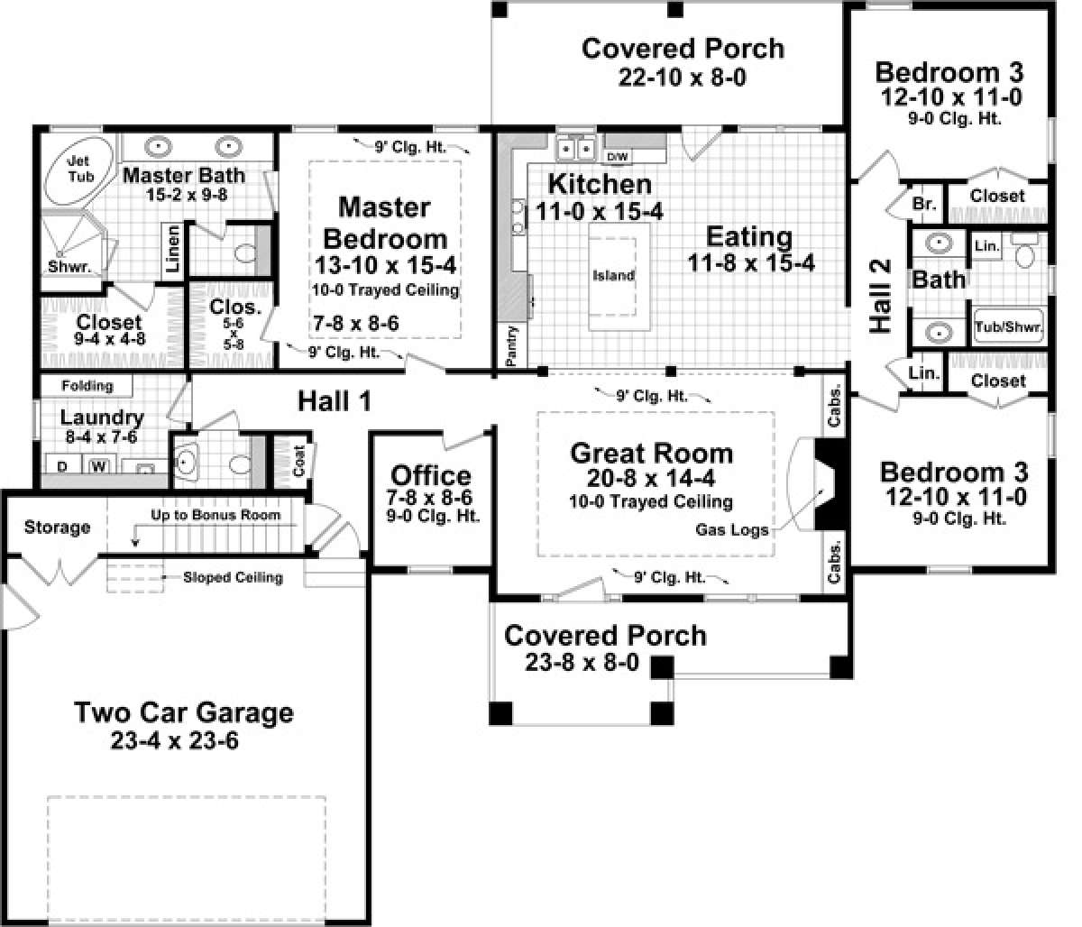 Main Floor for House Plan #348-00238