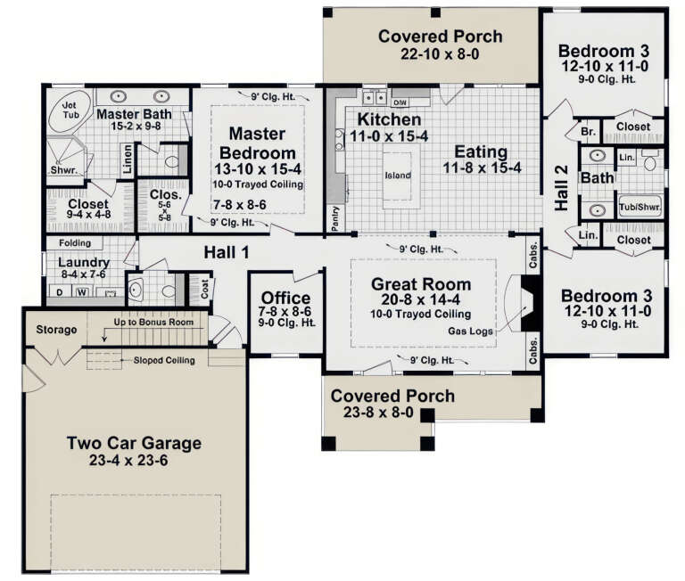 House Plan House Plan #16545 Drawing 1