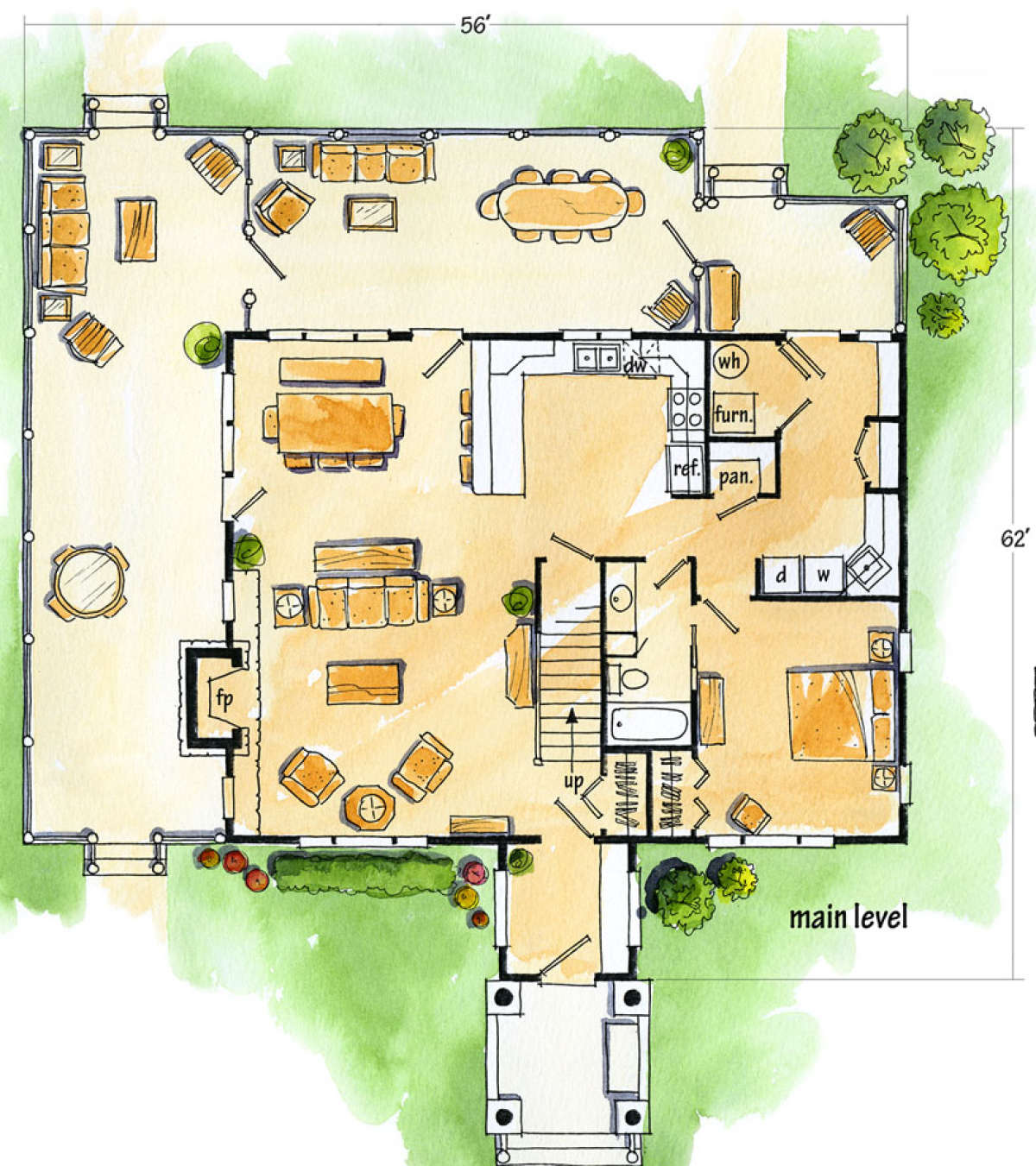 Floorplan 1 for House Plan #1907-00014