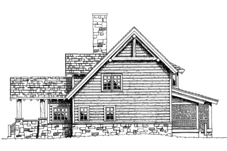 Cabin House Plan #1907-00014 Additional Photo