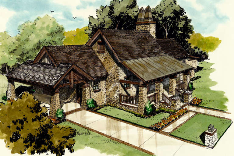 House Plan House Plan #16547 Front Elevation