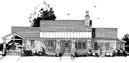 Mountain House Plan #1907-00015 Elevation Photo