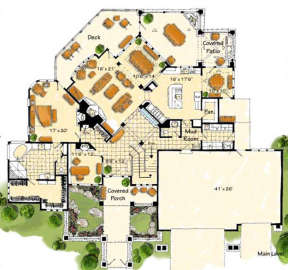 Floorplan 1 for House Plan #1907-00016