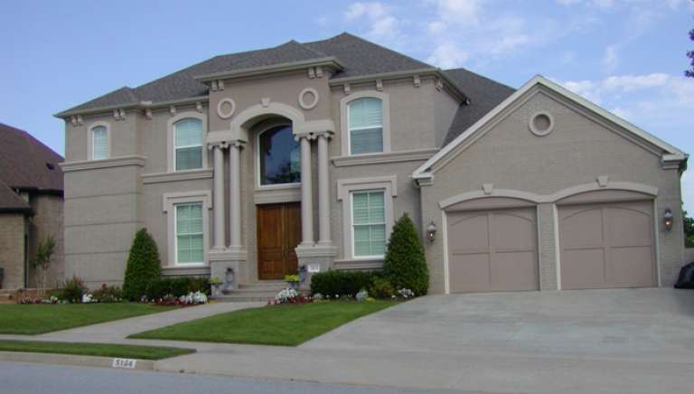 Luxury House Plan #5445-00204 Elevation Photo