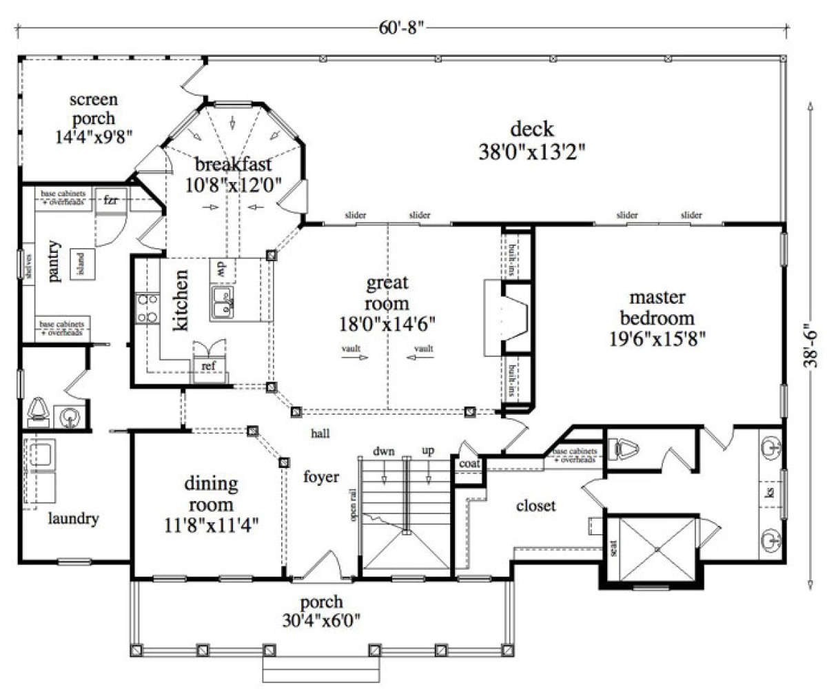 Floorplan 1 for House Plan #957-00060