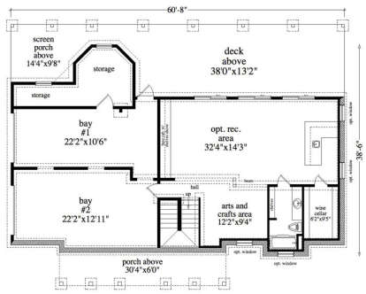 Floorplan 3 for House Plan #5458-00060