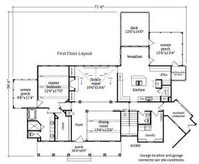 Floorplan 1 for House Plan #957-00061
